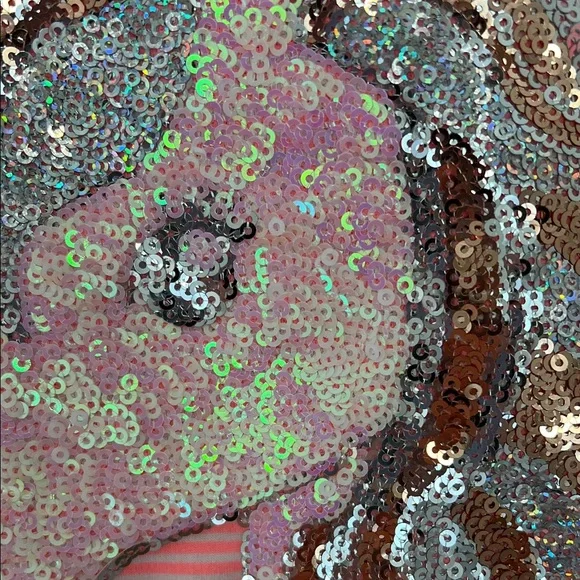 btween Pink Striped Tank Top with Sequin Unicorn - Picture 8 of 15